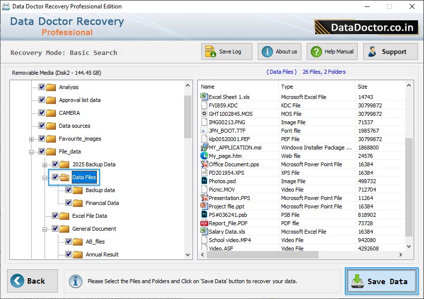 open containing folder