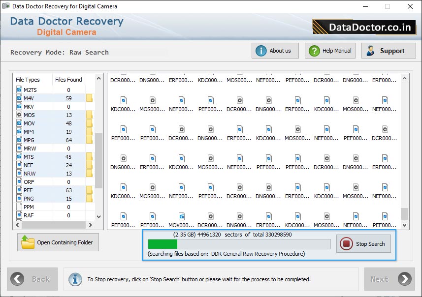 File Searching process