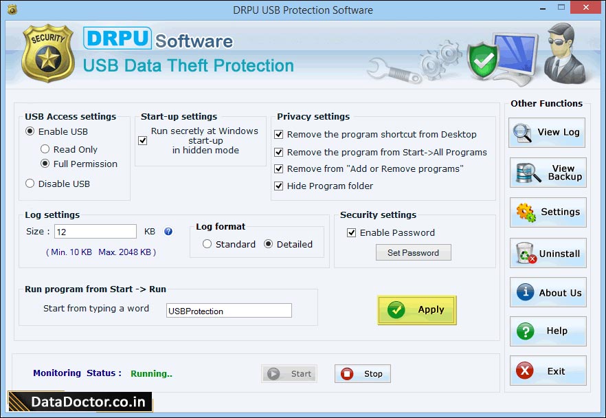 USB Activity Monitoring