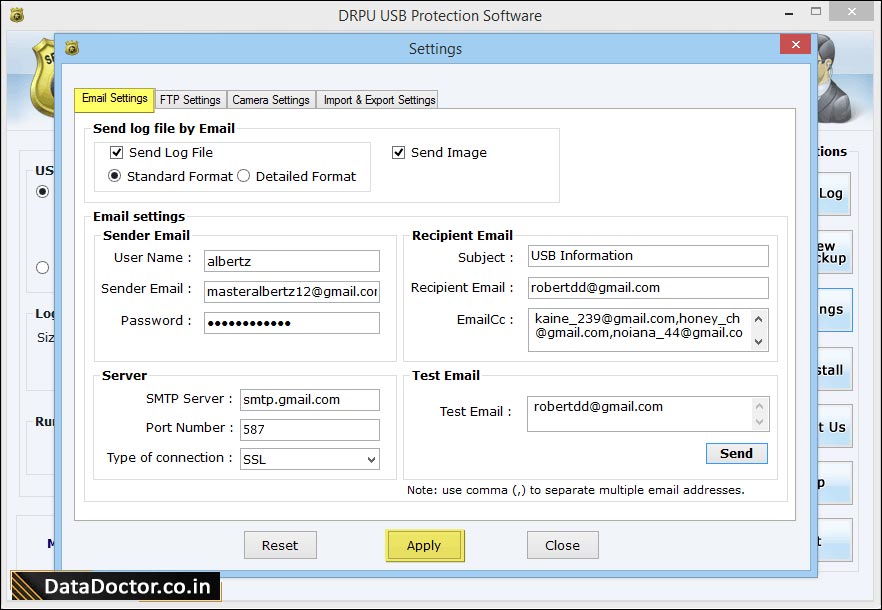 USB Activity Monitoring
